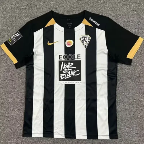 25-26 Angers SCO Home Fans Soccer Jersey