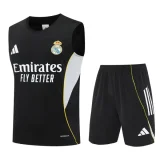 25-26 RMA Black Tank top and shorts suit