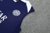 25-26 INT Royal blue Tank top and shorts suit