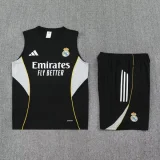 25-26 RMA Black Tank top and shorts suit
