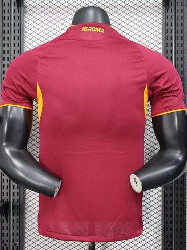 25-26 Roma Home Player Version Soccer Jersey