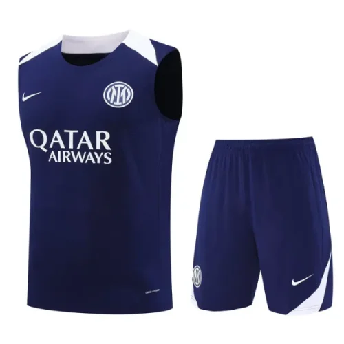 25-26 INT Royal blue Tank top and shorts suit