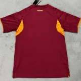 25-26 Roma Home Fans Soccer Jersey(前广告)
