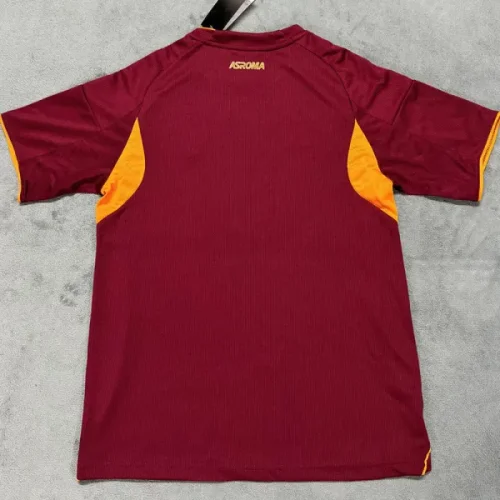 25-26 Roma Home Fans Soccer Jersey(前广告)