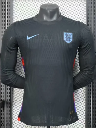25-26 England W Away Long Sleeve Player Version Soccer Jersey (长袖球员)