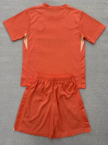 25-26 INT Orange GoalKeeper Kids Soccer Jersey