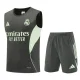 25-26 RMA Army green Tank top and shorts suit