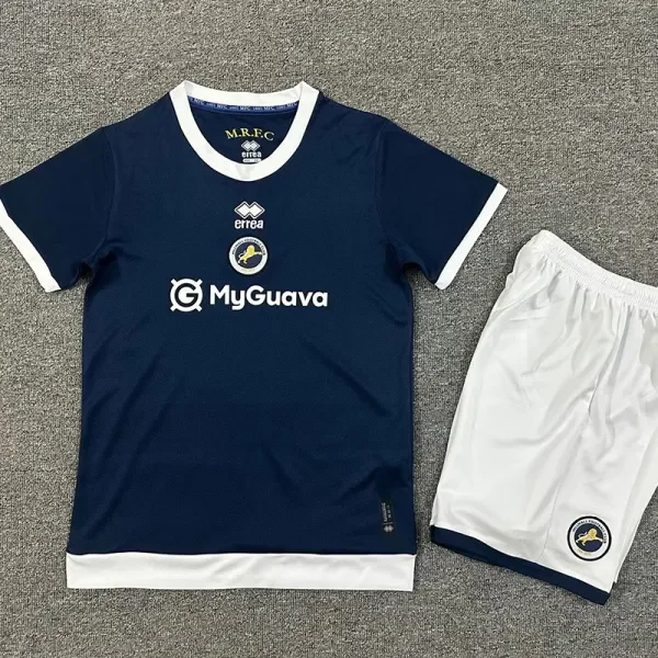 25-26 Millwall Home Kids Soccer Jersey