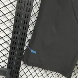 D980 AD Black Casual Short Pants