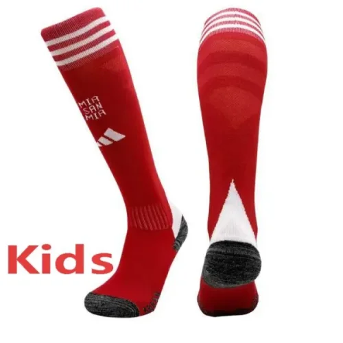 25-26 Bayern Home Red Kids Socks(儿童)