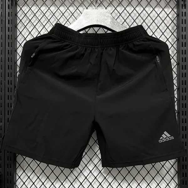 D980 AD Black Casual Short Pants