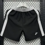 D706 NK Black Casual Short Pants