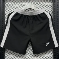 D706 NK Black Casual Short Pants