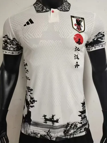 23-24 Japan White Special Edition Player Version Training shirts (春江泛舟)