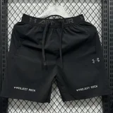 D3301 UA Black Casual Short Pants
