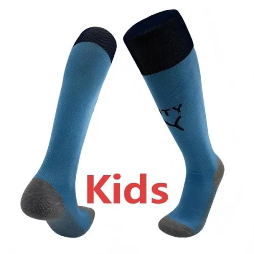 25-26 Man City Home Azure Kids Socks(儿童)