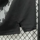 D661 NK Black Casual Short Pants