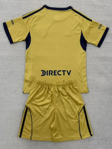 25-26 Boca Juniors Away Kids Soccer Jersey