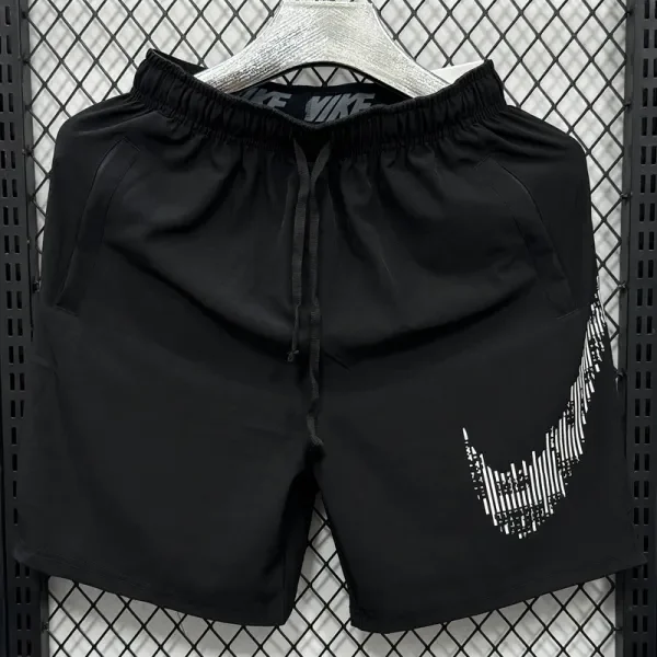 D661 NK Black Casual Short Pants