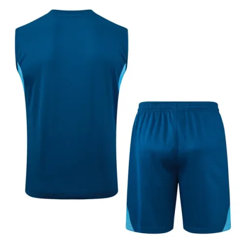 25-26 juV Blue Tank top and shorts suit #D2577