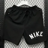 D703 NK Black Casual Short Pants