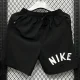 D703 NK Black Casual Short Pants