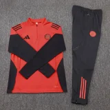 25-26 Bayern Red Half Pull Tracksuit (半拉链)