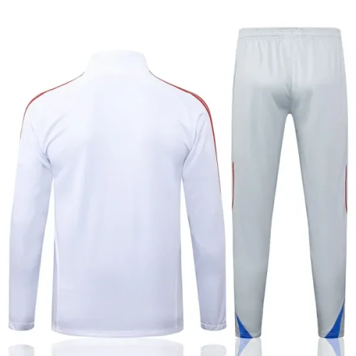 25-26 Bayern White Jacket Tracksuit #A2551