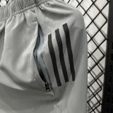 D333 AD Grey Casual Short Pants