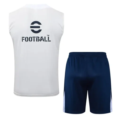 25-26 INT White Tank top and shorts suit #D2576