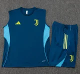25-26 juV Blue Tank top and shorts suit #D2577