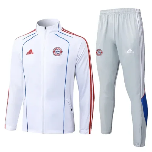 25-26 Bayern White Jacket Tracksuit #A2551
