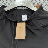 D703 NK Black Casual Short Pants