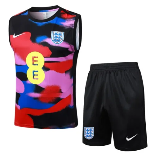 25-26 England Colour Tank top and shorts suit #D25113