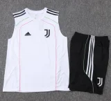 25-26 JUV White Tank top and shorts suit #D25109