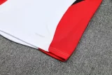 25-26 Man Utd White Half Pull Tracksuit (半拉链)