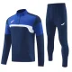 2025 JOM Royal blue Half Pull Tracksuit #813(半拉链)