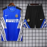 25-26 INT Blue Tank top and shorts suit