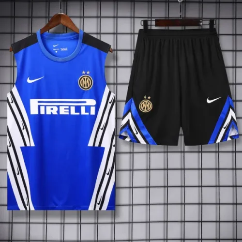 25-26 INT Blue Tank top and shorts suit