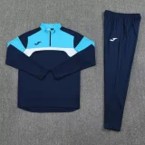 2025 JOM Royal blue Half Pull Tracksuit #813(半拉链)