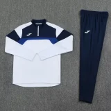 2025 JOM White Half Pull Tracksuit #813(半拉链)
