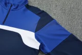 2025 JOM Royal blue Half Pull Tracksuit #813(半拉链)