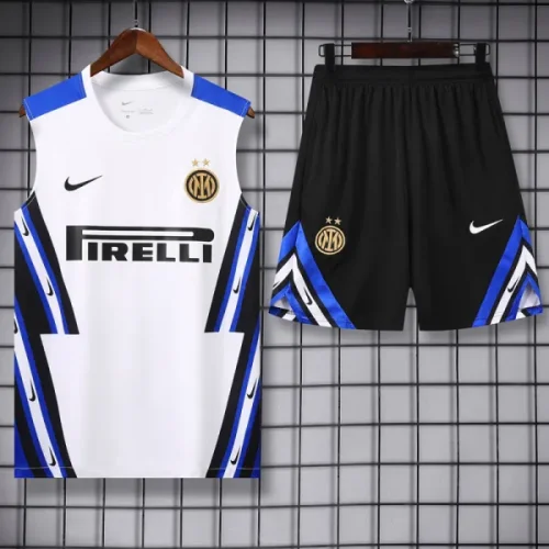 25-26 INT White Tank top and shorts suit