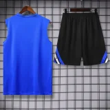 25-26 INT Blue Tank top and shorts suit