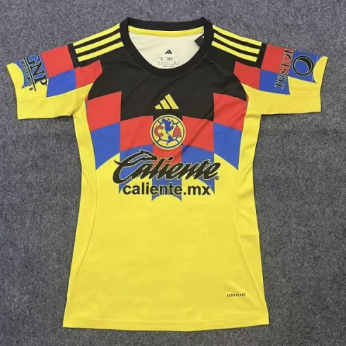 25-26 Club America Home Women Soccer Jersey (女)