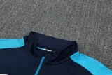2025 JOM Lake blue Half Pull Tracksuit #813(半拉链)