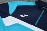 2025 JOM Lake blue Half Pull Tracksuit #813(半拉链)
