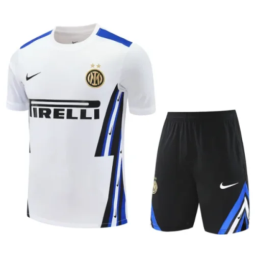 25-26 INT White Training Short Suit