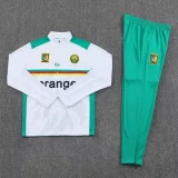 25-26 Cameroon White Half Pull Tracksuit (半拉链)