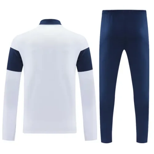 2025 JOM White Half Pull Tracksuit #813(半拉链)